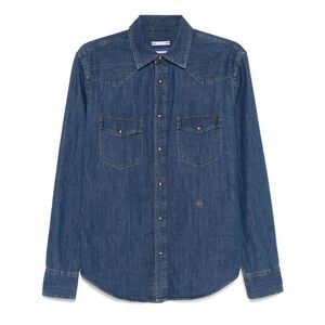 JACOB COHEN Men's Denim Western Shirt Men BLUE Shirts